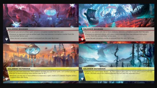 MTG March of the Machine featuring Kaladesh and Kaldheim