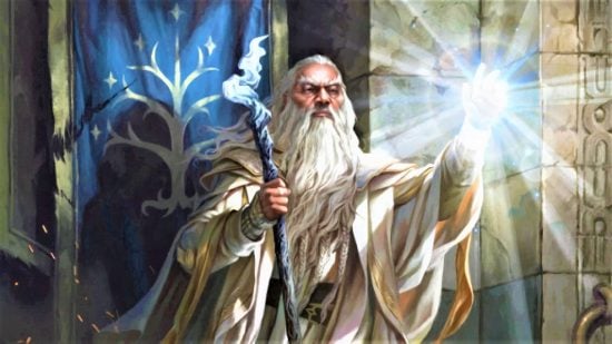 MTG Q1 revenue increase - Wizards of the Coast art of Gandalf the White