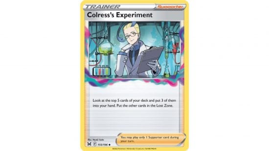 Best Pokemon decks - the Pokemon card Colress's Experiment