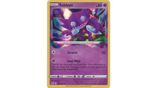 Best Pokemon decks - the Pokemon card Sableye