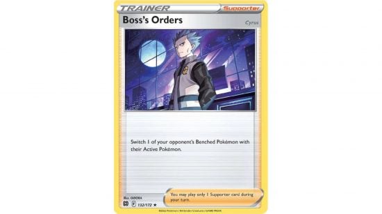 Pokemon TCG card boss's orders