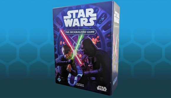Star Wars: The Deckbuilding Game box on blue background