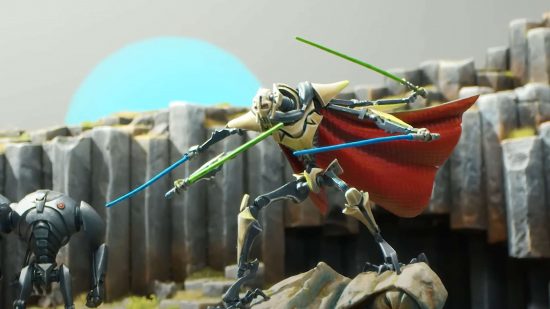 Star Wars Shatterpoint - models by Atomic Mass Games of General Grievous
