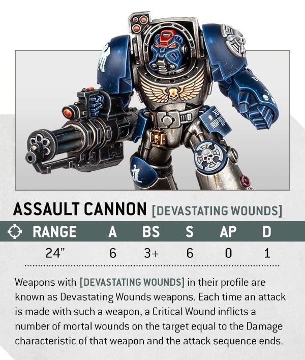 Warhammer 40k 10th edition abilities - preview by Games Workshop of the Devastating Wounds Weapon Ability