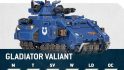 Warhammer 40k 10th edition boosts vehicle tougness - Games Workshop photo and statline for a Gladiator Valiant