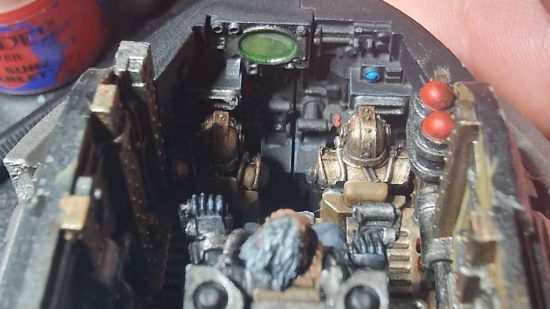 David Urwin's Warhammer 40k Warlord Titan, bought with refunds from Google Stadia, cockpit closeup