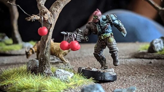 NonCombatTabletop games are like Warhammer without the war - photo by Hydra of Applepicking28, a space soldier collecting apples