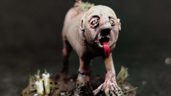 Herding28 is a pacifist alternative to Warhammer - model converted by ManglingMinis, a vile manfaced beast