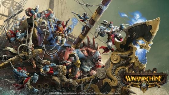 Warmachine Mark 4 unveils new army of pirate trolls, the Brineblood Marauders - illustration by Privateer Press