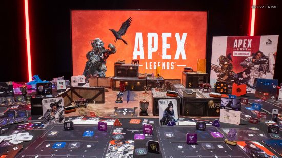 Apex Legends board game setup