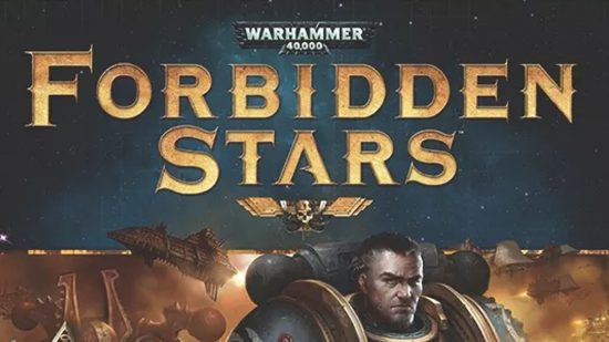 Best Warhammer board games guide - Games Workshop sales image showing the front box art for Warhammer 40k Forbidden Stars