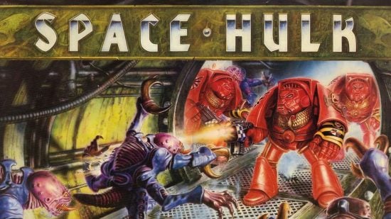 Best Warhammer board games guide - Games Workshop sales image showing the box art for the original 1989 Space Hulk game