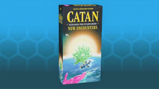 Catan Starfarers New Encounter preorder photo of board game box