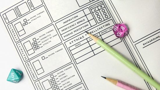 R-N-W character journal, one of the best DnD character sheets