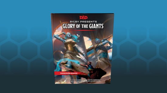 Wizards of the Coast image of DnD book, Bigby Presents: Glory of the Giants