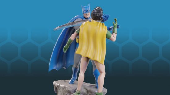 HeroClix meme sell out - Wizkids mini of Batman slapping Robin