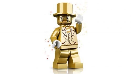 Rarest Lego Minifigures - Mr Gold Lego Minifigure
