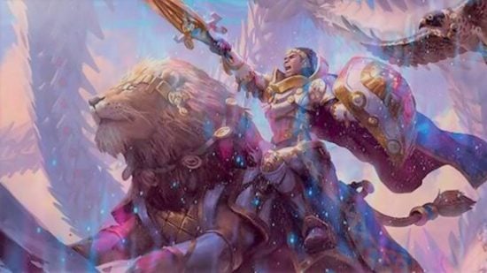 MTG Price Spike: Artwork showing a knight on a lion