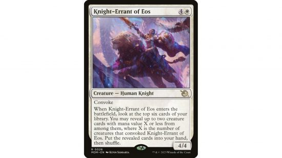 MTG Price Spike: The Magic The Gathering card Knight-Errant of Eos