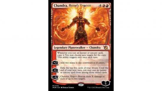 MTG Chandra Hopes Beacon card