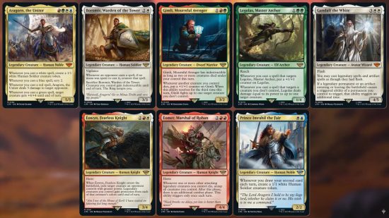 MTG LOrd of the rings cards