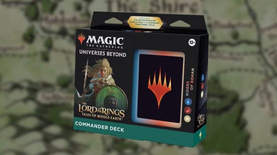 MTG lord of the rings release date - lotr commander deck riders of rohan