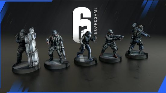 Rainbow Six Siege: The board game Kickstarter image showing operators