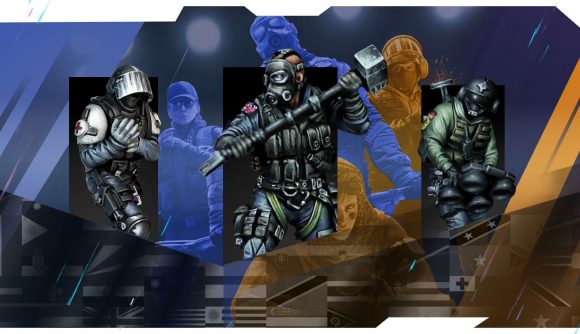 Rainbow Six Siege the board game models by Mythic Games