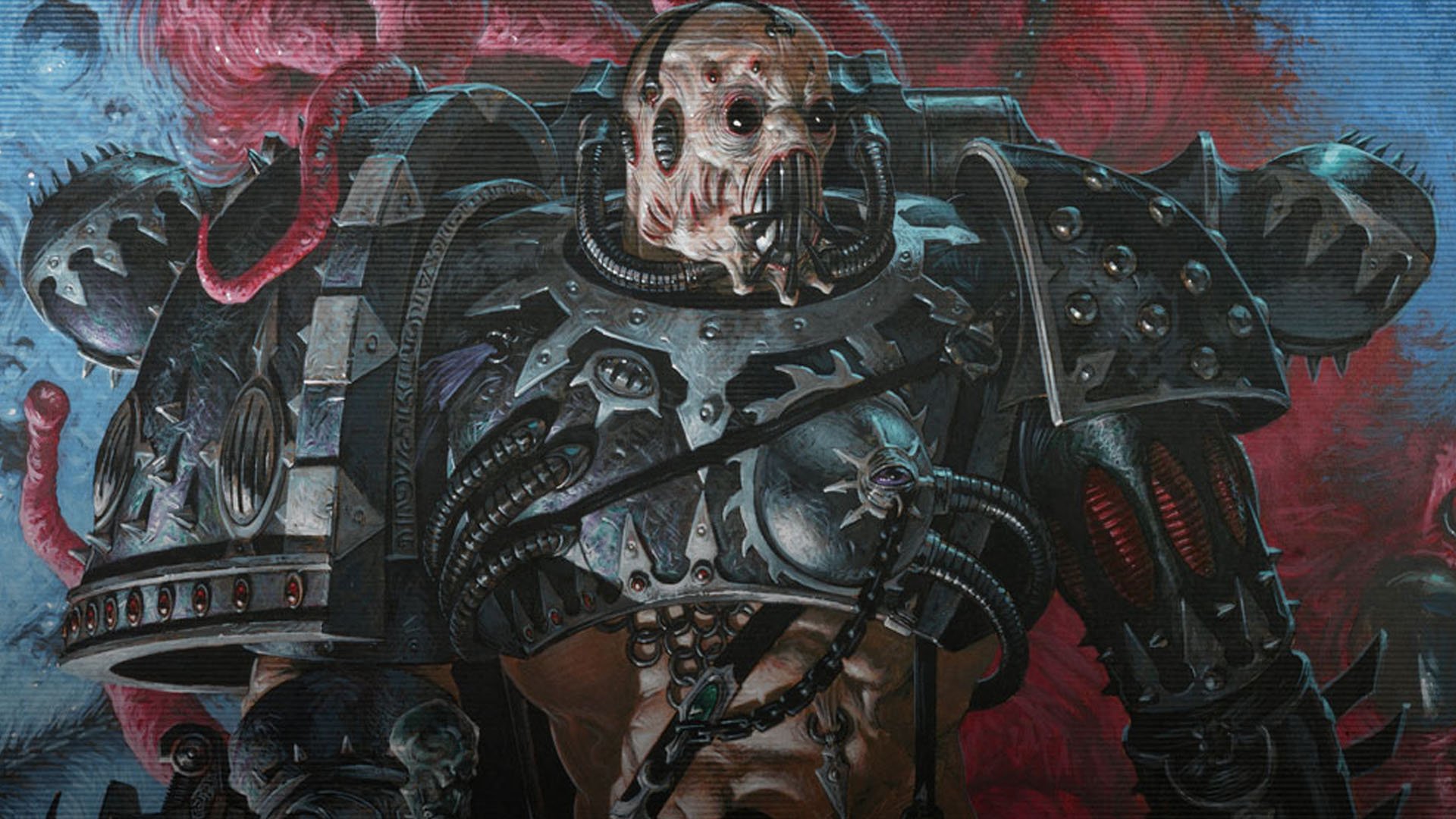 Warhammer 40k Fulgrim guide - Games Workshop image showing a corrupted Slaanesh Chaos Space Marine of the Emperor's Children Legion