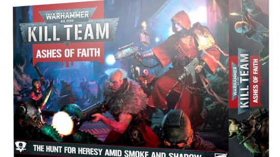 Warhammer 40k Kill Team Ashes of Faith box release - Warhammer Community image showing the Ashes of Faith box art