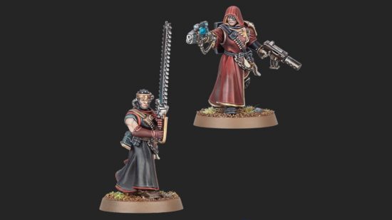 Warhammer 40k Kill Team Ashes of Faith box release - Warhammer Community image showing the new Kill Team Inquisitorial Agents models
