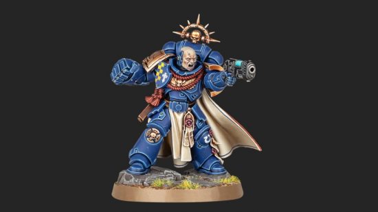 Warhammer 40k Kill Team Ashes of Faith box release - Warhammer Community image showing the Warhammer Heroes Space Marine Captain model