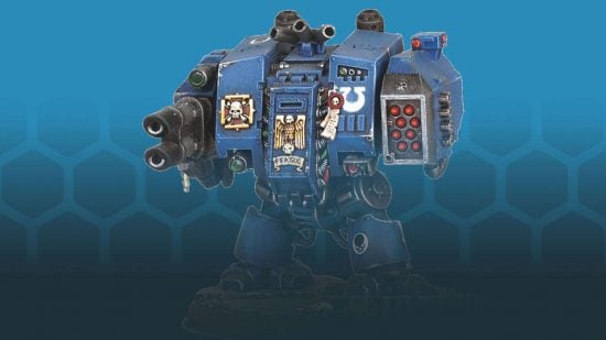 Warhammer 40k Space Marines kits moving to Last Chance to Buy - the basic Space Marine dreadnought, disappearing