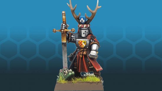 Warhammer the Old World Bretonnian Paladin converted by Andrea Meli