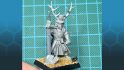 Warhammer the Old World Bretonnian Paladin converted by Andrea Meli, front view