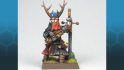 Warhammer the Old World Bretonnian Paladin converted by Andrea Meli, back view, painted