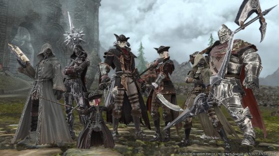 DnD classes - Final Fantasy 14 party