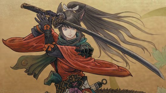DnD classes Final Fantasy 14 Samurai art