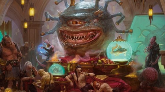DnD long rest short rest 5e - Wizards of the Coast art of Xanathar and his guild