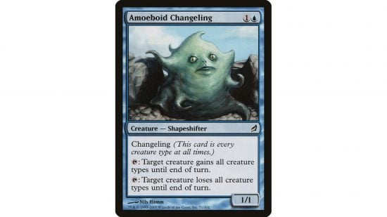 Magic: The Gathering card Amoeboid Changeling