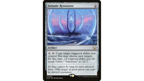 Magic: The Gathering card Strionic Resonator