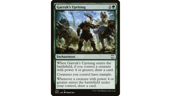 MTG draw cards - the card Garruk's Uprising