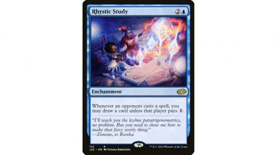 mtg draw cards: the magic the gathering card Rhystic Study