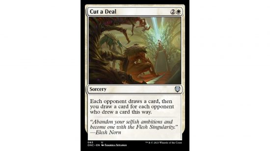 mtg draw cards: the magic the gathering card Cut a Deal