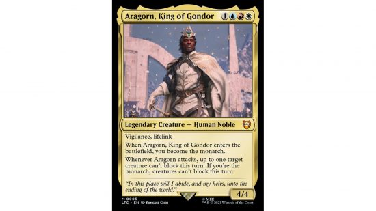MTG Aragorn Cards Aragorn King of Gondor