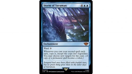 MTG Lord of the Rings card Storm of Saruman