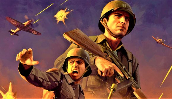 Men of War 2 release date - art of two World War 2 soldiers