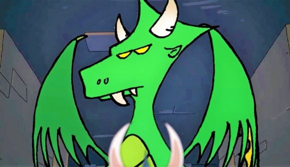 Munchkin Digital DLC - Dire Wolf image of a cartoon dragon