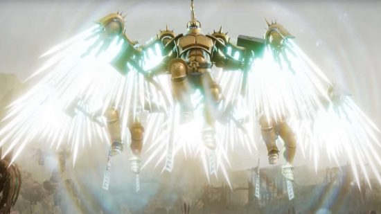Competition to win a Warhammer Age of Sigmar custom PC - Stormcast Eternals prosecutors take flight on wings of light