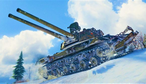World of Tanks Wargaming HPP donation - gameplay image of a tank in snow